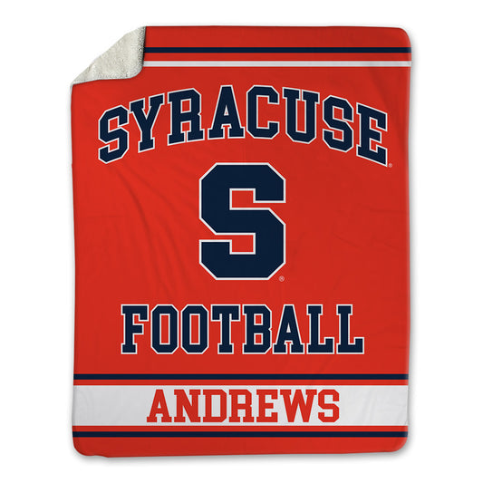Syracuse - NCAA Football : Rayshon Andrews - Blanket-0