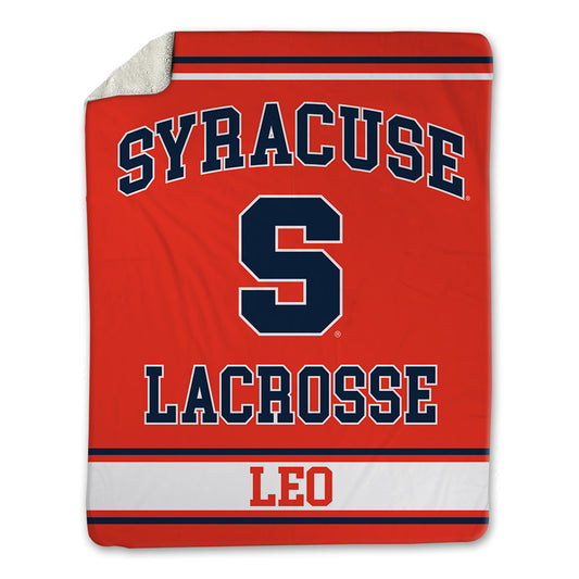Syracuse - NCAA Men's Lacrosse : Michael Leo - Blanket-0