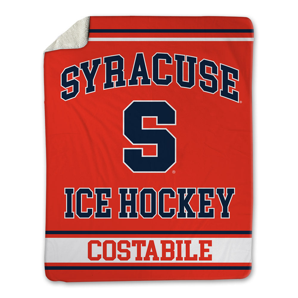 Syracuse - NCAA Women's Ice Hockey : Stella Costabile - Blanket-0