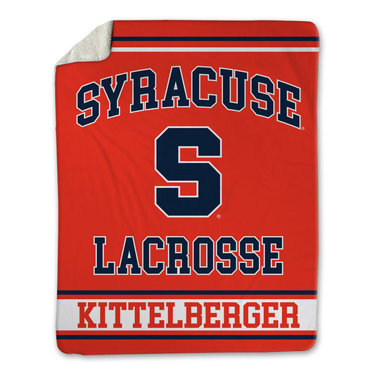 Syracuse - NCAA Men's Lacrosse : Jayden Kittelberger - Blanket-0