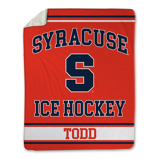 Syracuse - NCAA Women's Ice Hockey : Mik Todd - Blanket-0