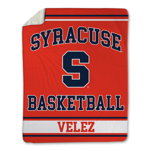 Syracuse - NCAA Women's Basketball : Angelica Velez - Blanket-0