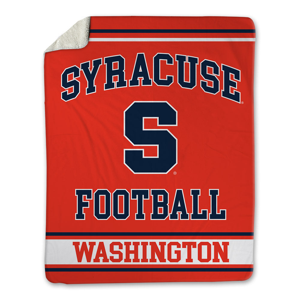 Syracuse - NCAA Football : Byron Washington - Blanket-0