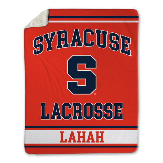 Syracuse - NCAA Women's Lacrosse : Izzy Lahah - Blanket-0