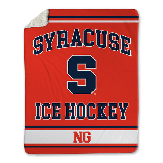 Syracuse - NCAA Women's Ice Hockey : Mia Ng - Blanket-0