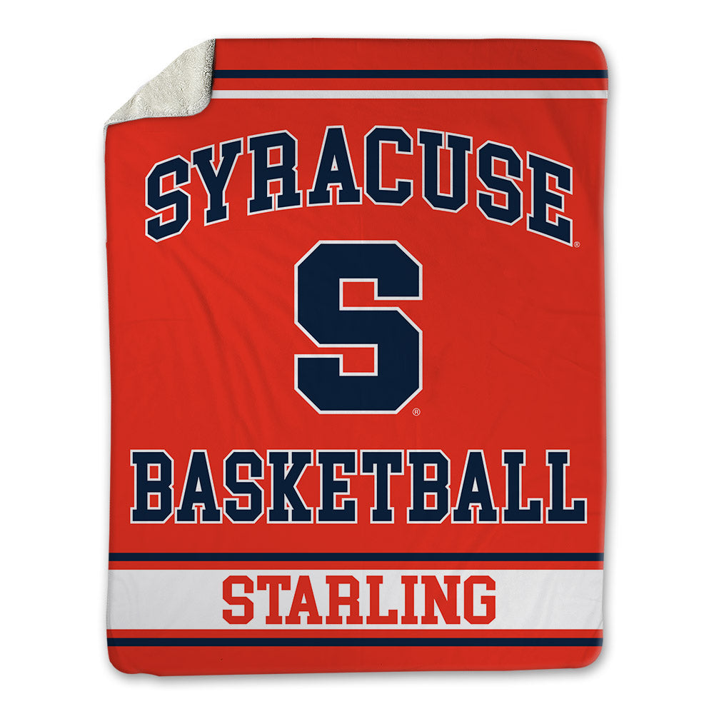 Syracuse - NCAA Men's Basketball : JJ Starling - Blanket-0