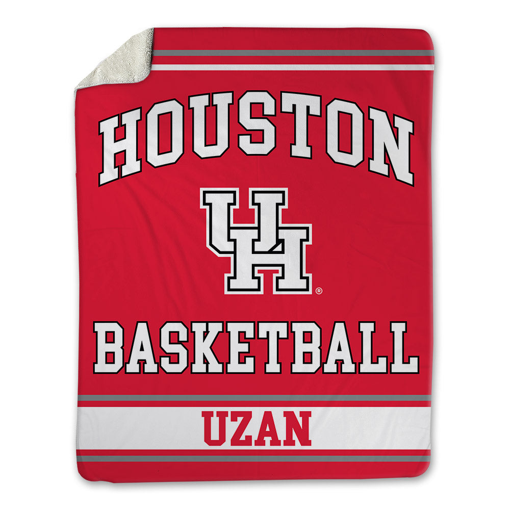 Houston - NCAA Men's Basketball : Milos Uzan - Blanket-0