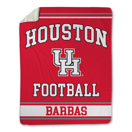 Houston - NCAA Football : Johnsley Barbas - Blanket-0