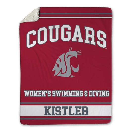 WSU - NCAA Women's Swimming & Diving : Jena Kistler - Blanket-0