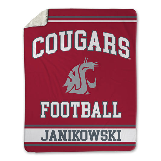 WSU - NCAA Football : Jack Janikowski - Blanket-0