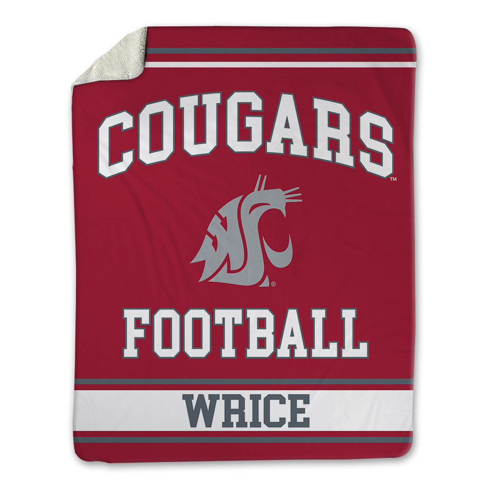 WSU - NCAA Football : Malachi wrice - Blanket-0