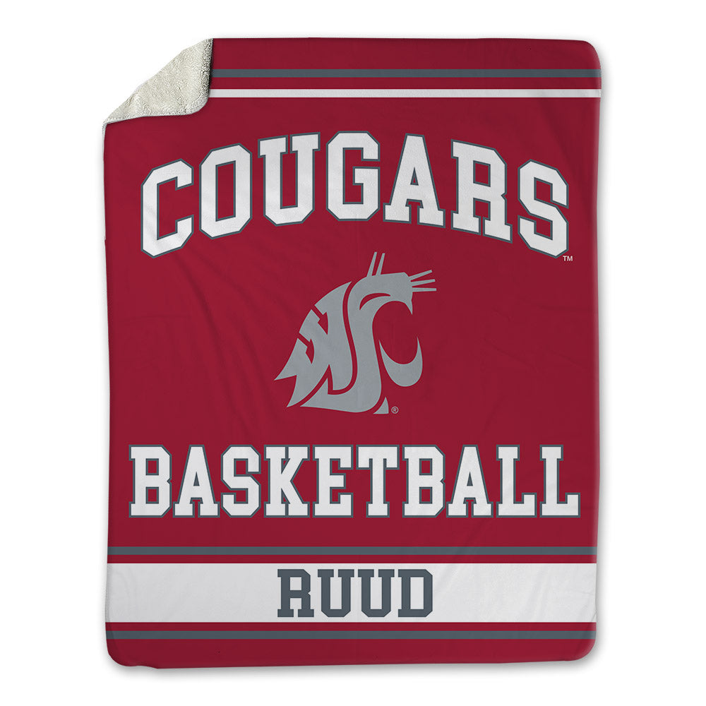 WSU - NCAA Women's Basketball : Malia Ruud - Blanket-0