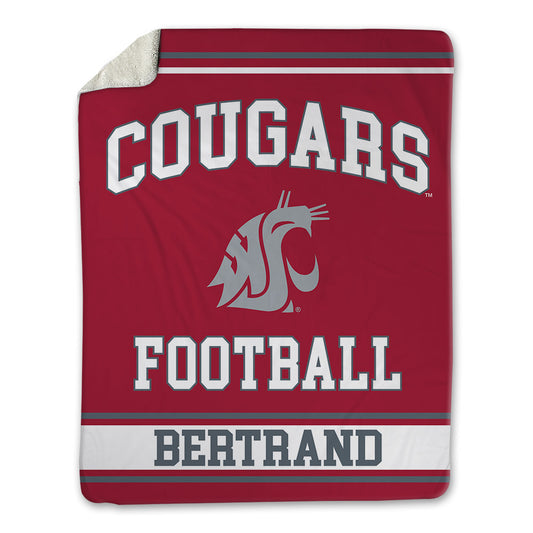 WSU - NCAA Football : Turner Bertrand - Blanket-0