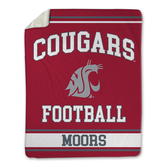 WSU - NCAA Football : Hyrum Moors - Blanket-0