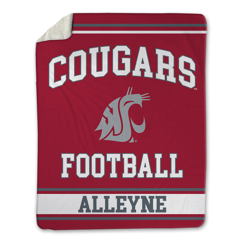 WSU - NCAA Football : Mackenzie Alleyne - Blanket-0