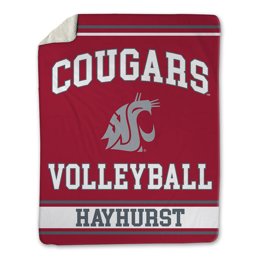 WSU - NCAA Women's Volleyball : Kate Hayhurst - Blanket-0