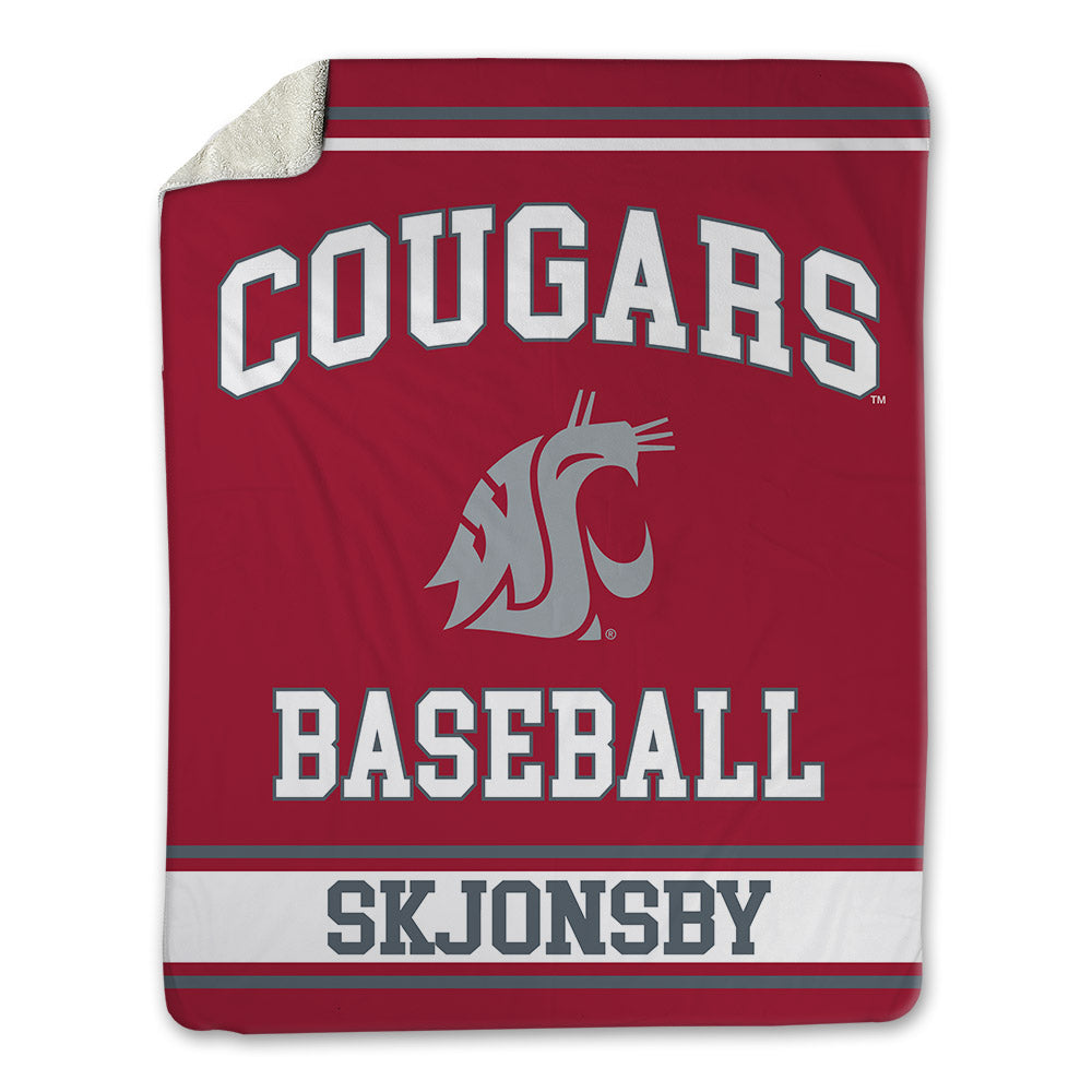WSU - NCAA Baseball : Ryan Skjonsby - Blanket-0