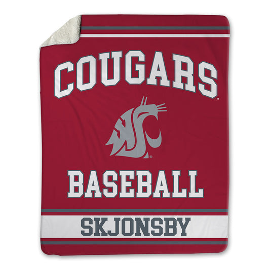 WSU - NCAA Baseball : Ryan Skjonsby - Blanket-0