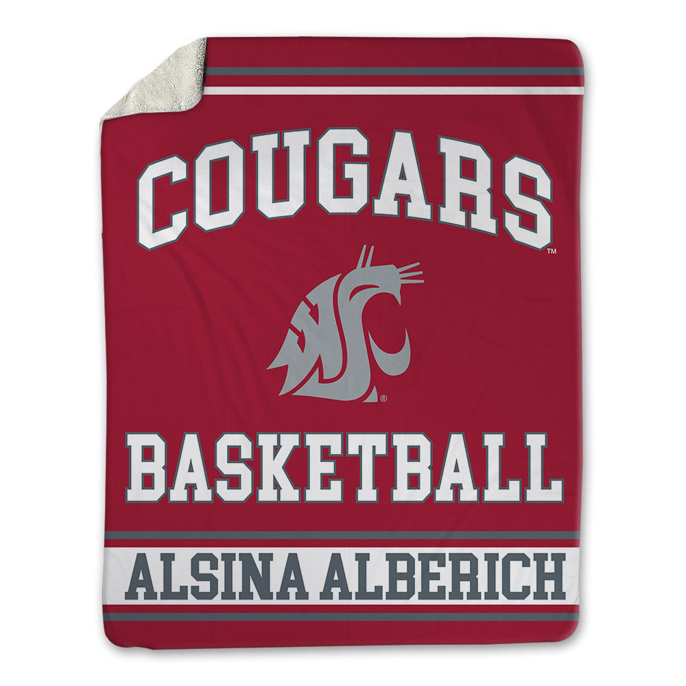 WSU - NCAA Women's Basketball : Marta Alsina Alberich - Blanket-0