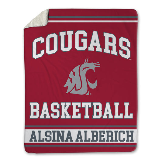 WSU - NCAA Women's Basketball : Marta Alsina Alberich - Blanket-0