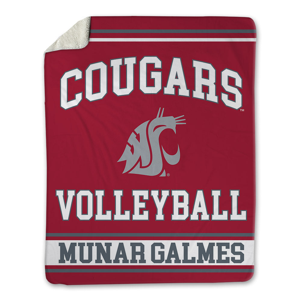 WSU - NCAA Women's Volleyball : Tinons Munar Galmes - Blanket-0