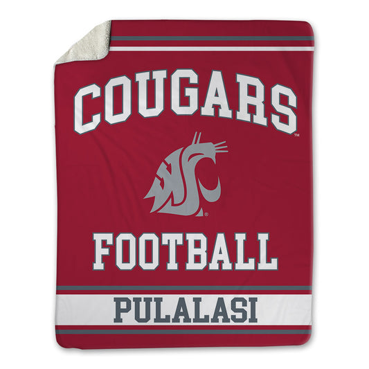 WSU - NCAA Football : Leo Pulalasi - Blanket-0