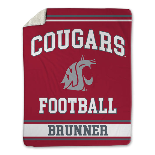 WSU - NCAA Football : Colson Brunner - Blanket-0