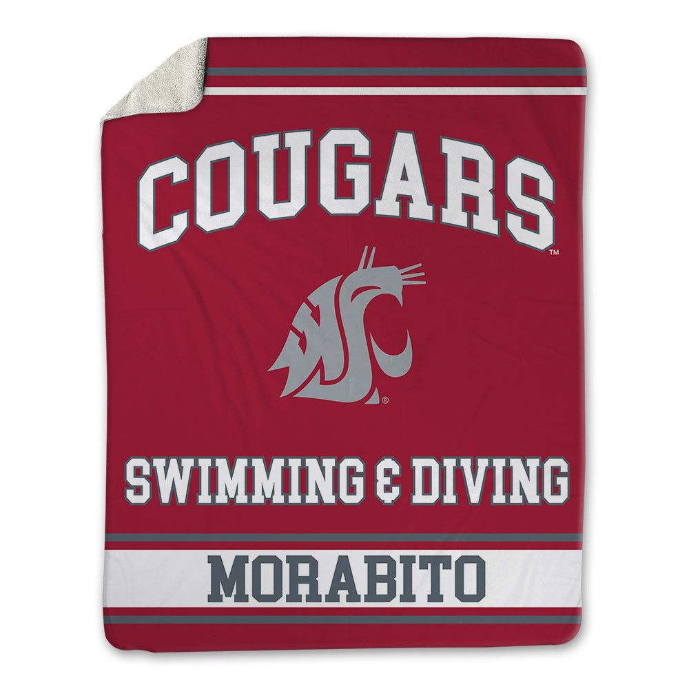 WSU - NCAA Women's Swimming & Diving : Mychal Morabito - Blanket-0