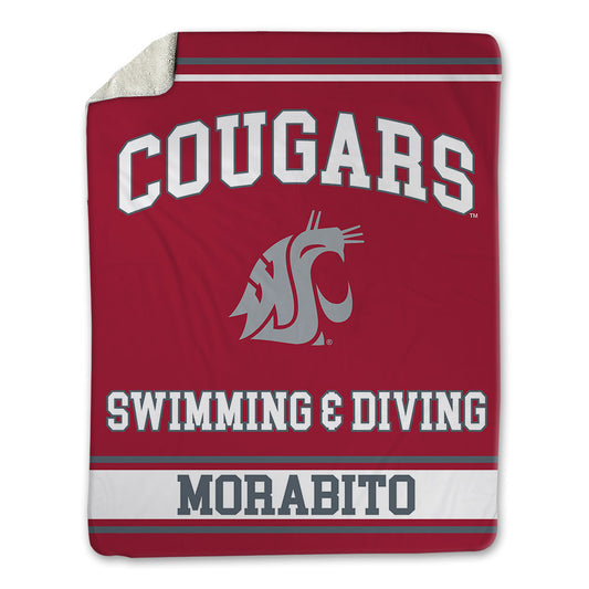 WSU - NCAA Women's Swimming & Diving : Mychal Morabito - Blanket-0