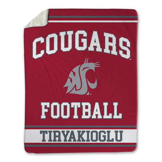 WSU - NCAA Football : Jake Tiryakioglu - Blanket-0