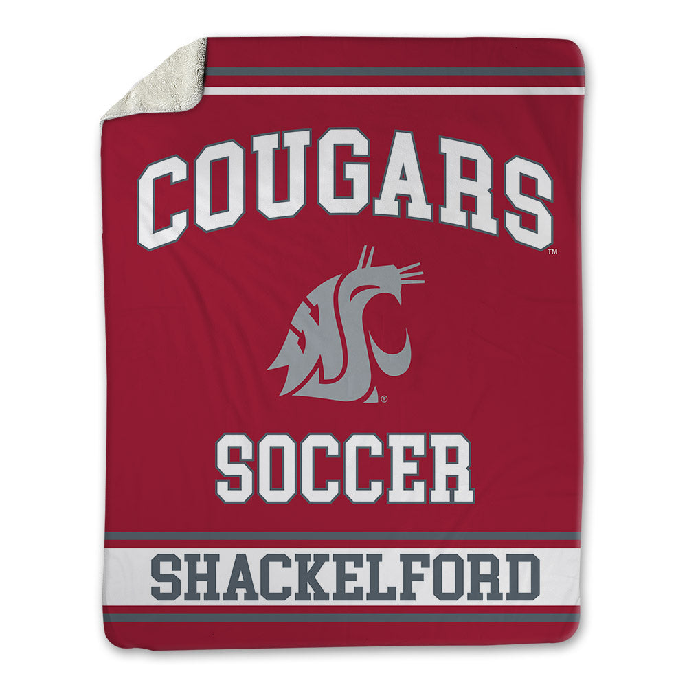 WSU - NCAA Women's Soccer : Audrey Shackelford - Blanket-0
