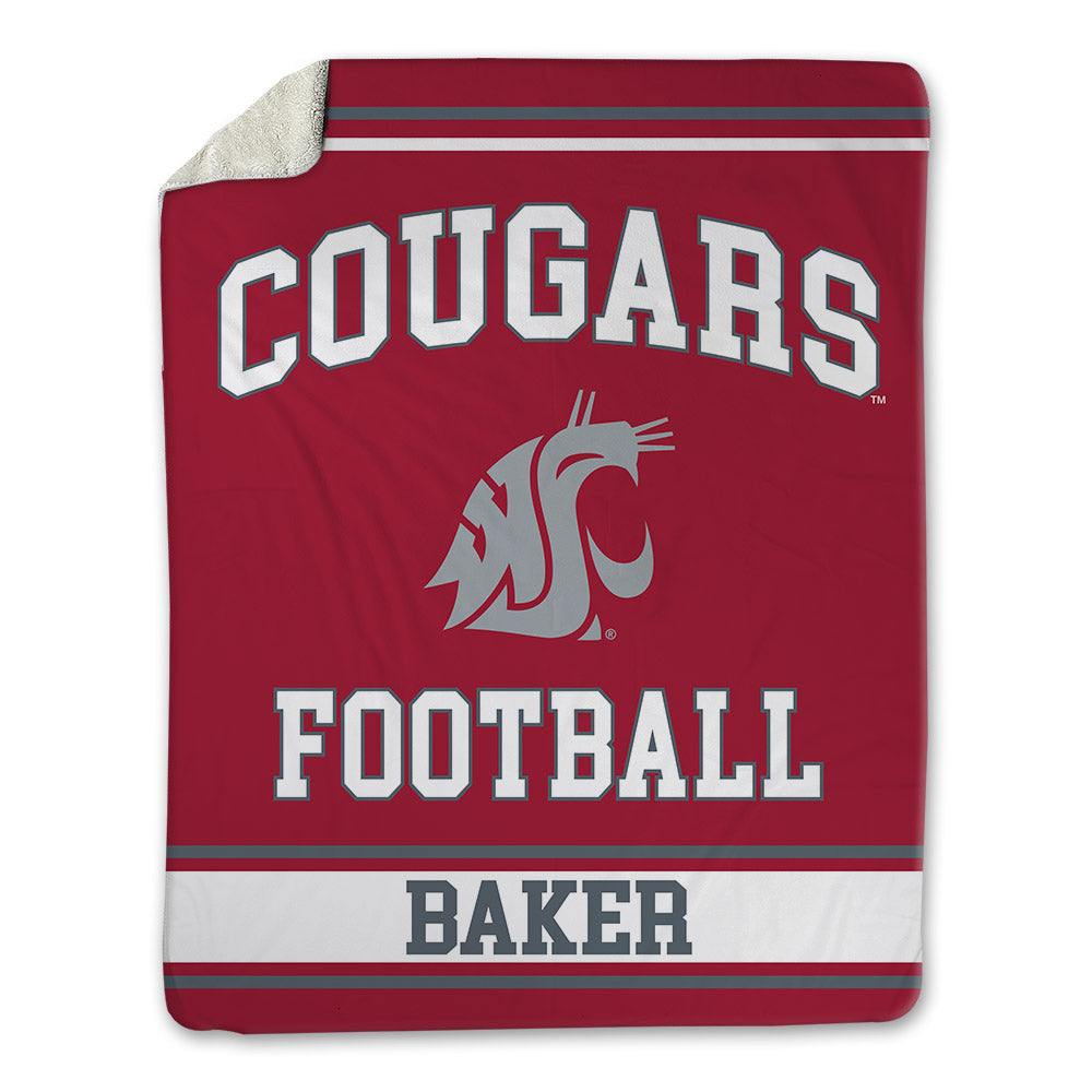 WSU - NCAA Football : Beau Baker - Blanket-0