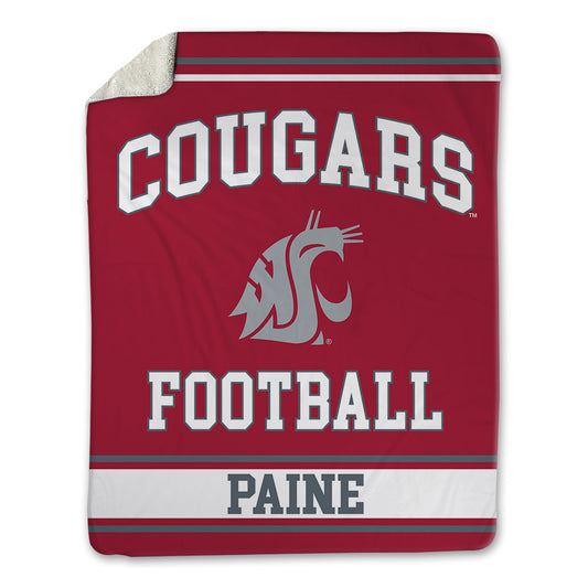 WSU - NCAA Football : Dylan Paine - Blanket-0