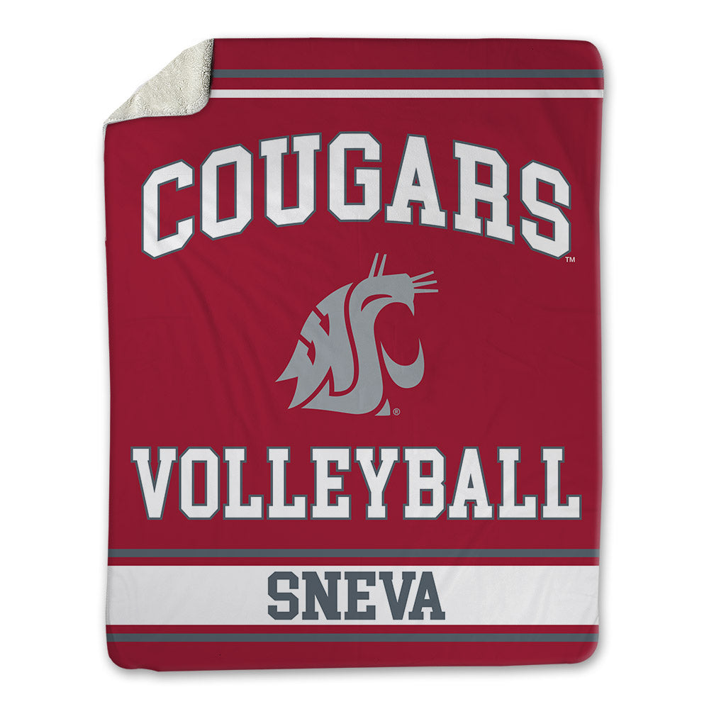 WSU - NCAA Women's Volleyball : ziah sneva - Blanket-0