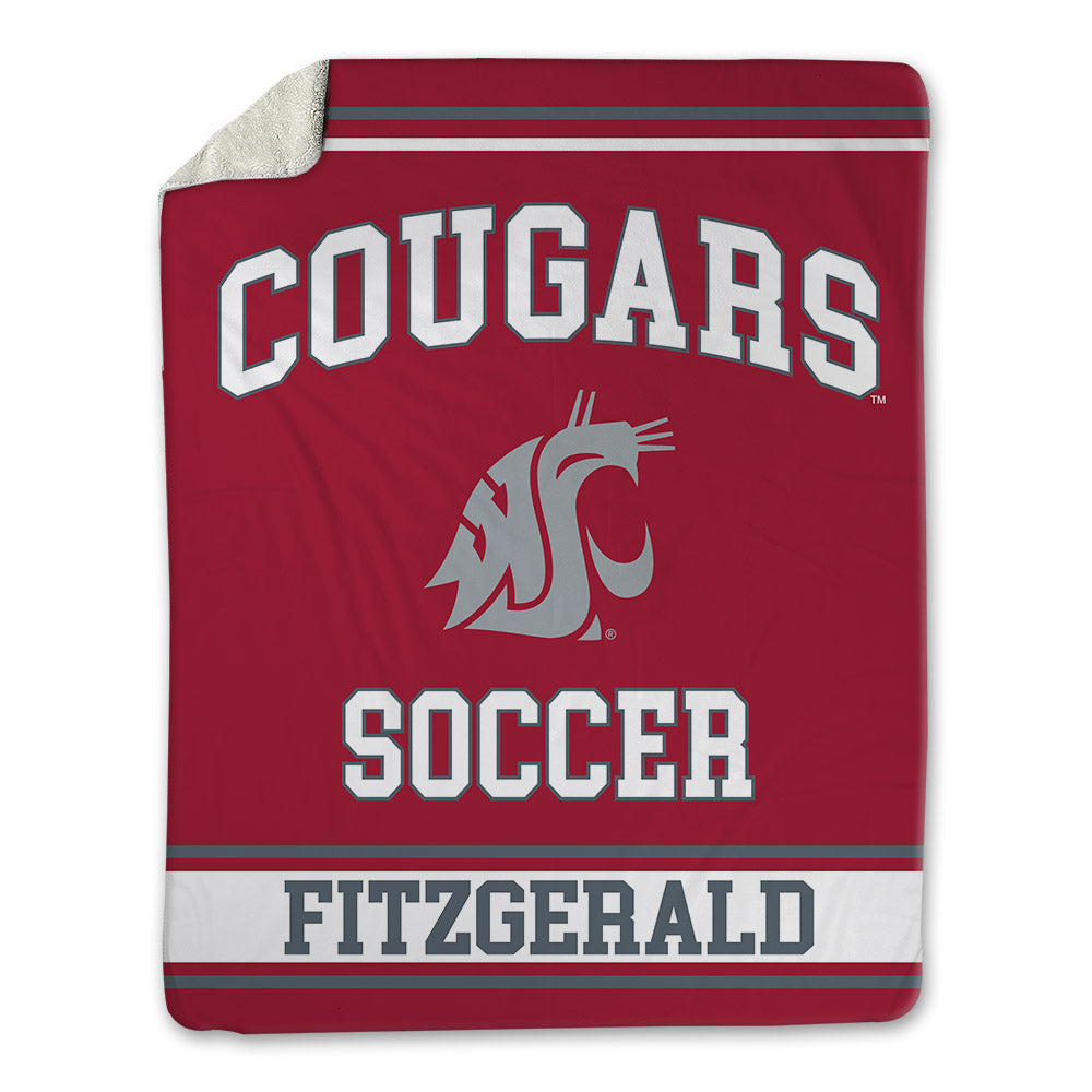 WSU - NCAA Women's Soccer : KEARA FITZGERALD - Blanket-0
