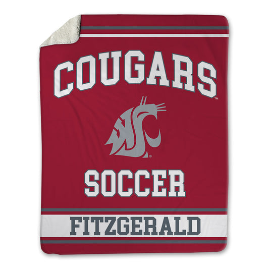 WSU - NCAA Women's Soccer : KEARA FITZGERALD - Blanket-0