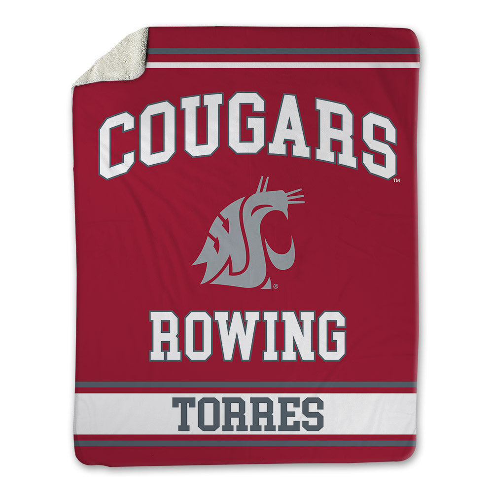 WSU - NCAA Women's Rowing : Sara Torres - Blanket-0