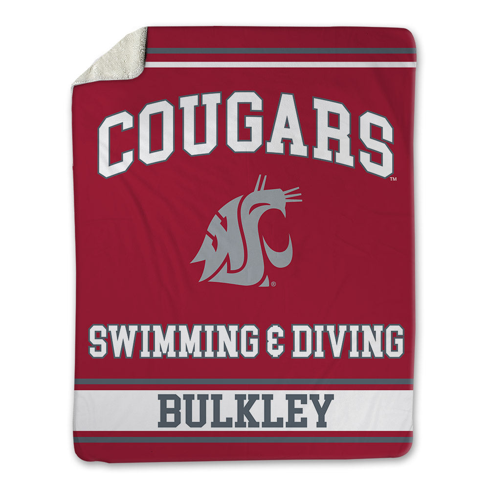 WSU - NCAA Women's Swimming & Diving : Avery Bulkley - Blanket-0