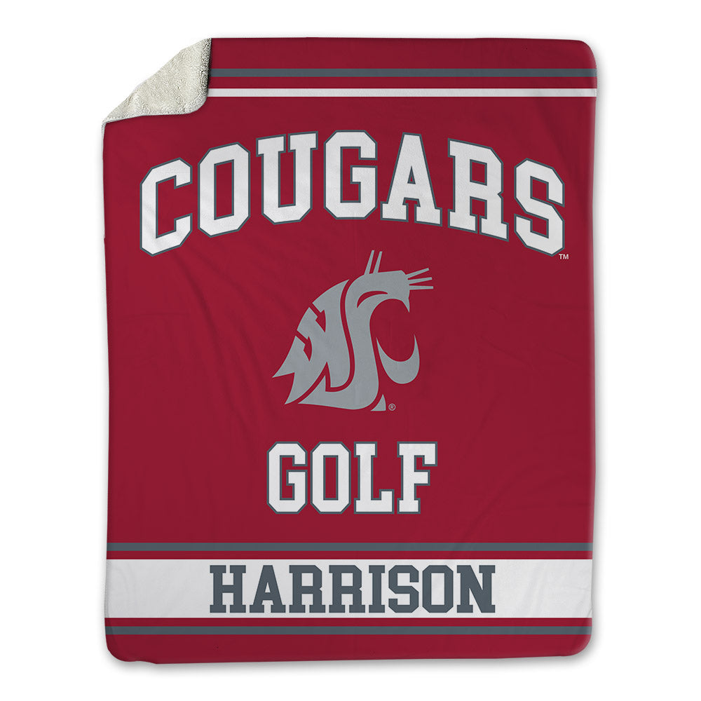 WSU - NCAA Men's Golf : Garrett Harrison - Blanket-0