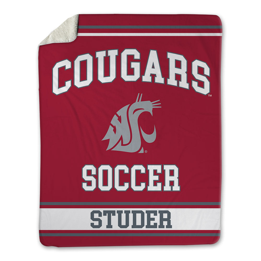 WSU - NCAA Women's Soccer : Jenna Studer - Blanket-0