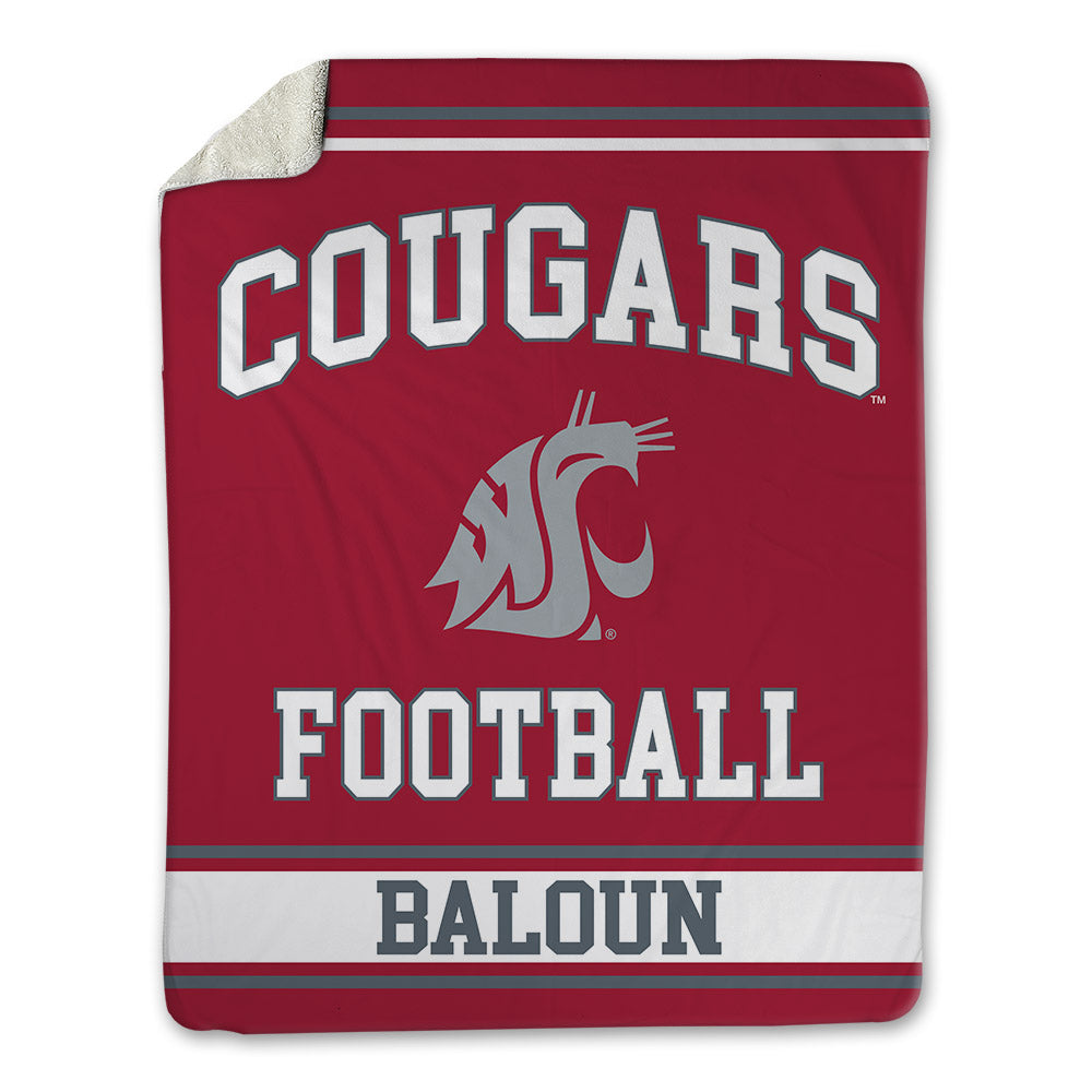 WSU - NCAA Football : Max Baloun - Blanket-0