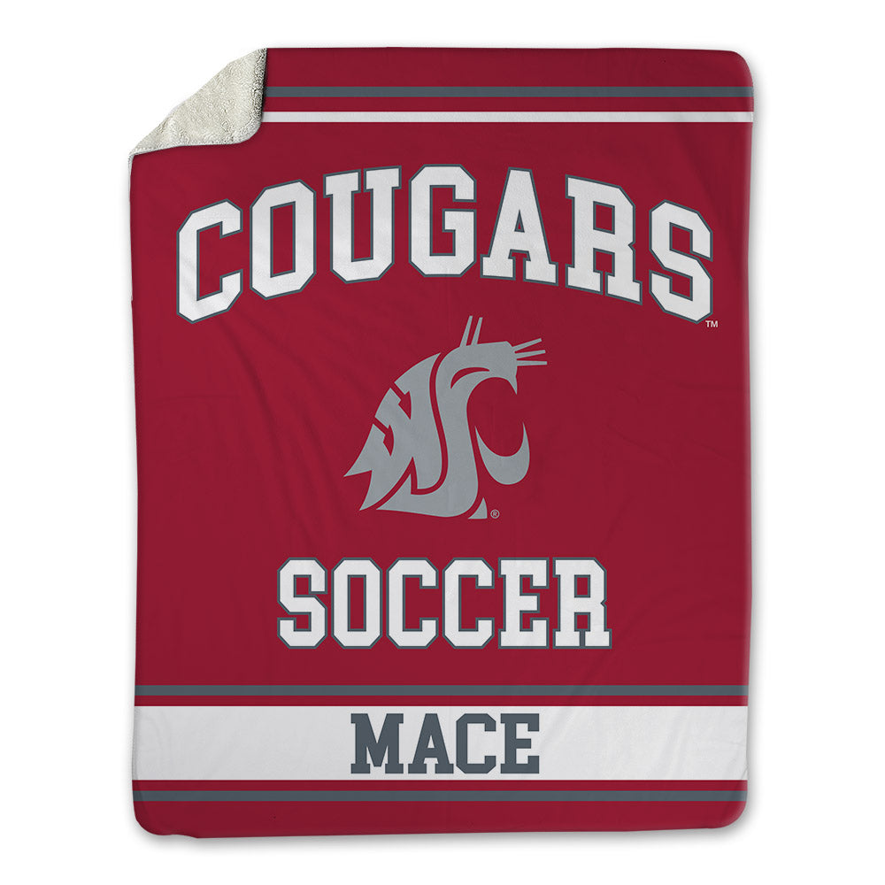 WSU - NCAA Women's Soccer : Maggie Mace - Blanket-0