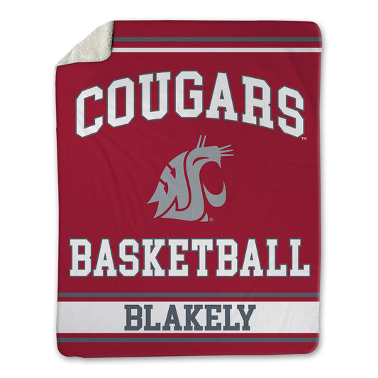 WSU - NCAA Men's Basketball : Dieume Blakely - Blanket-0