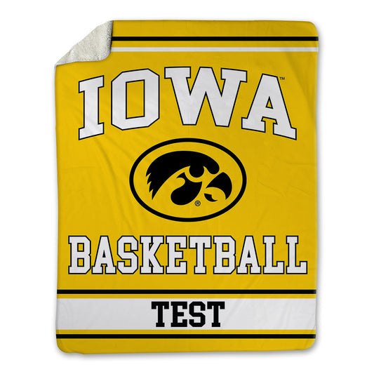 Iowa - NCAA Men's Basketball : Karthik Test - Blanket-0