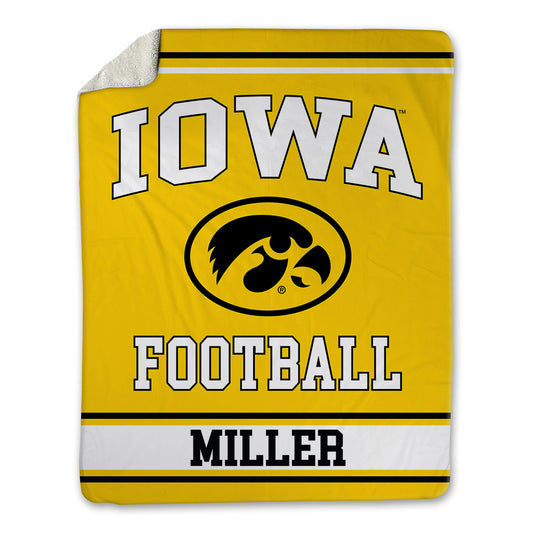 Iowa - NCAA Football : Eli Miller - Blanket-0