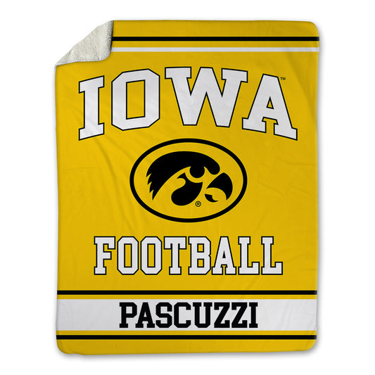 Iowa - NCAA Football : Johnny Pascuzzi - Blanket-0