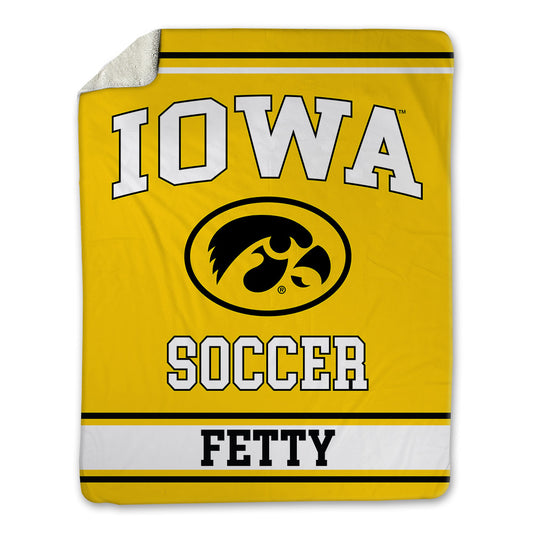 Iowa - NCAA Women's Soccer : Rielee Fetty - Blanket-0