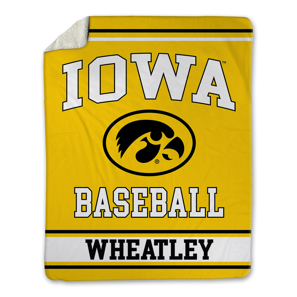 Iowa - NCAA Baseball : Chas Wheatley - Blanket-0
