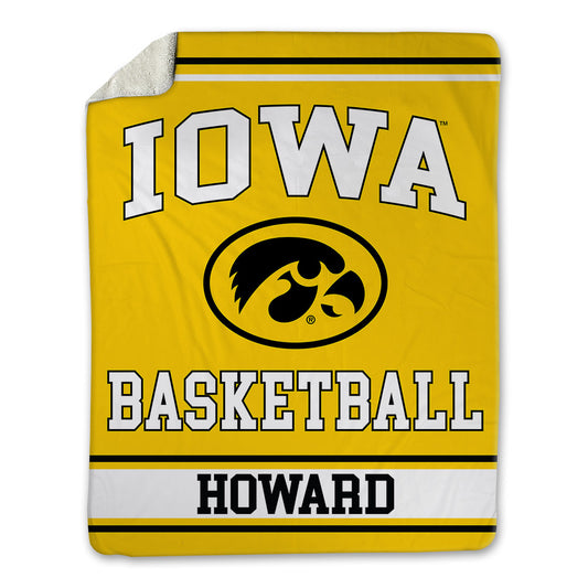 Iowa - NCAA Men's Basketball : Isaia Howard - Blanket-0