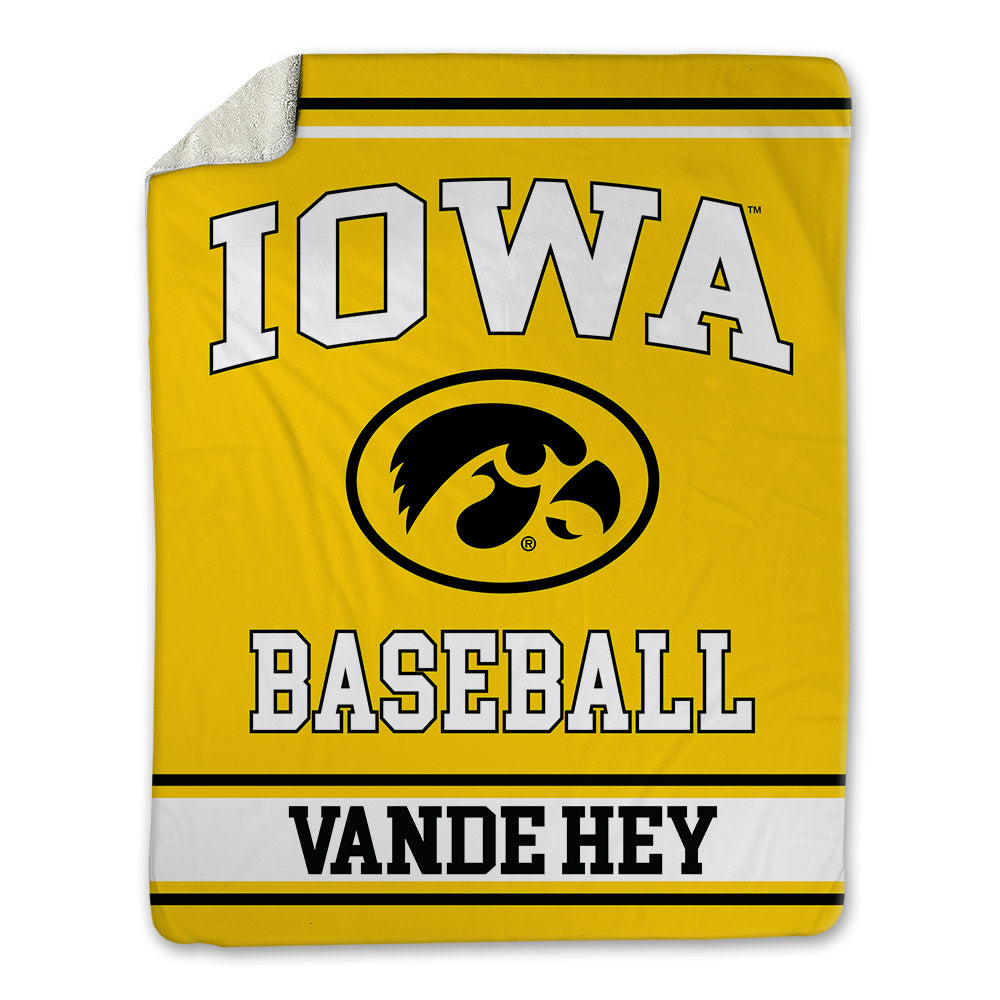 Iowa - NCAA Baseball : Trevor Vande Hey - Blanket-0